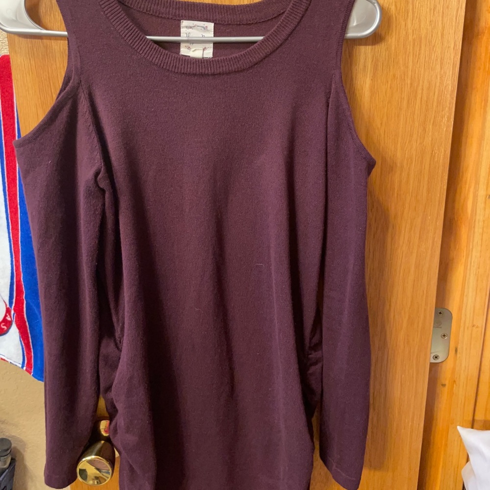 Cold Shoulder Sweater